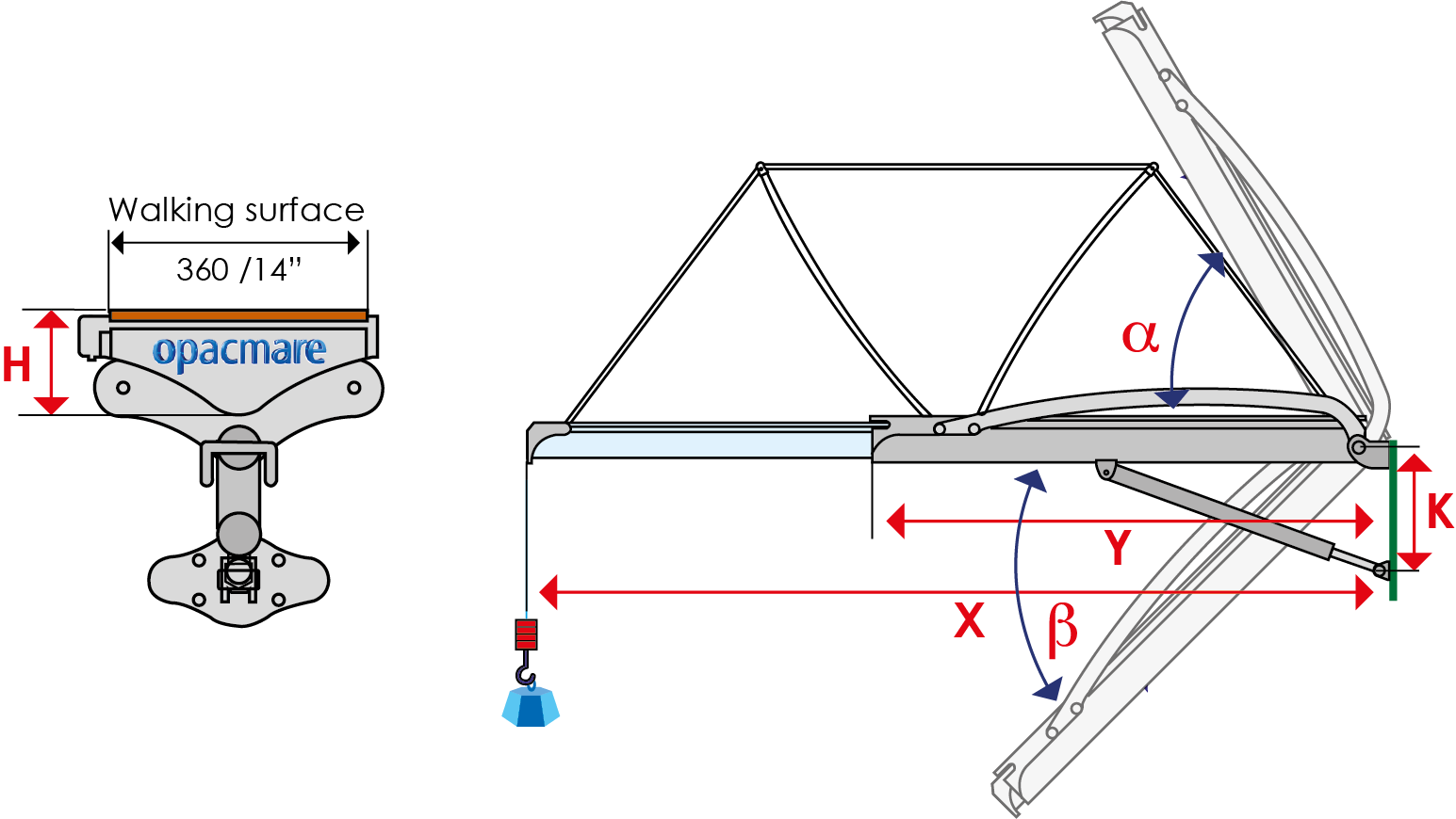 ALUMINIUM TELESCOPIC GANGWAY 3773 / 3883